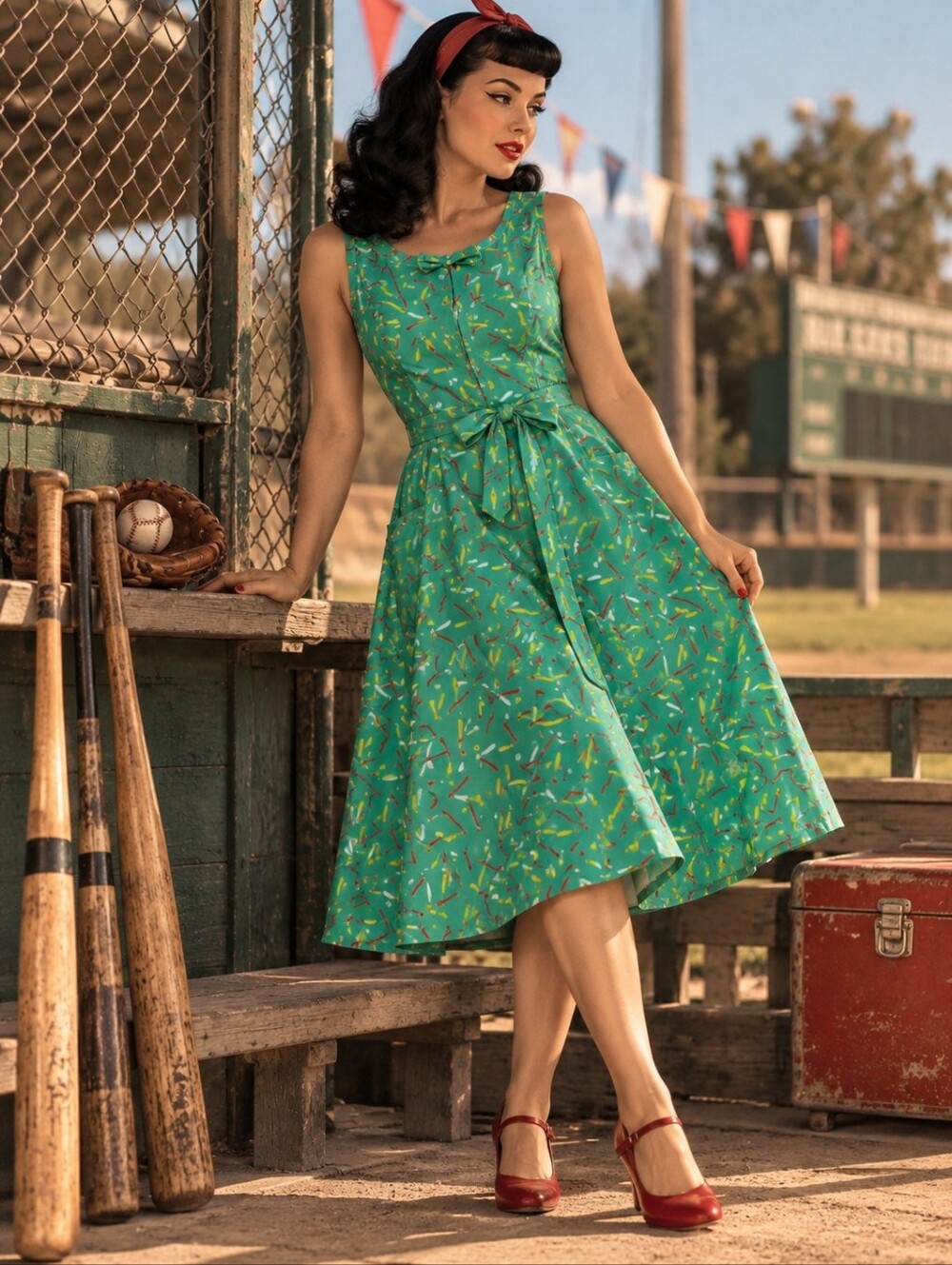 ⚾️ Vintage Handmade Smock Dress